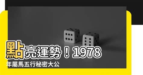 1978 馬 五行